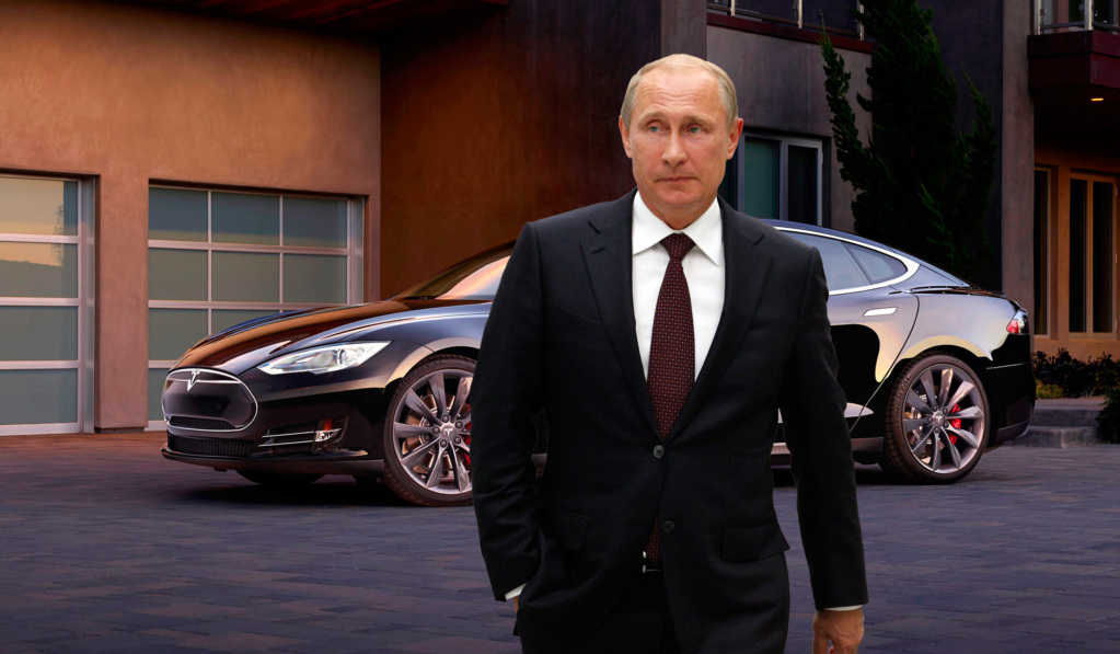 18691 Владимир Путин решил купить себе Tesla