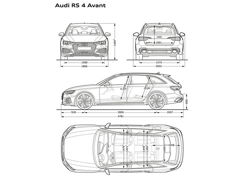 Обзор автомобиля Audi RS4 Avant 2018 &#8212; 2019