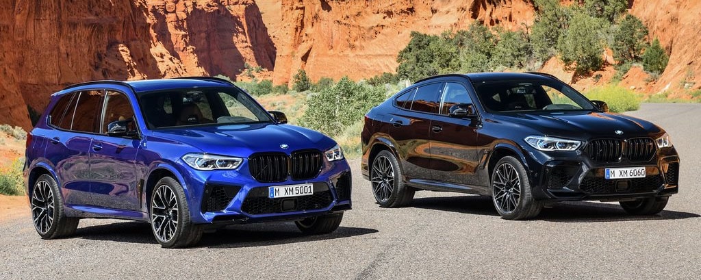 Описание автомобиля BMW X5 M и BMW X6 M 2020