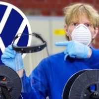 26933 Volkswagen Makes Face Shields to Fight Coronavirus